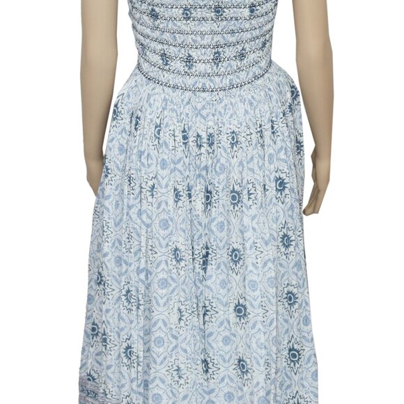 Free People Fp One Ravenna Printed Convertible Maxi Skirt Dress S - Picture 7 of 12